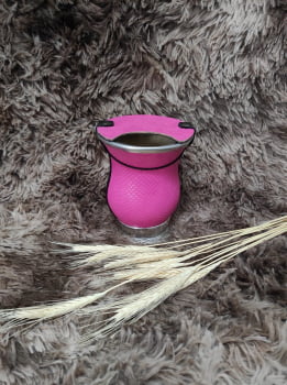 Cuia Rosa revestida vários modelos